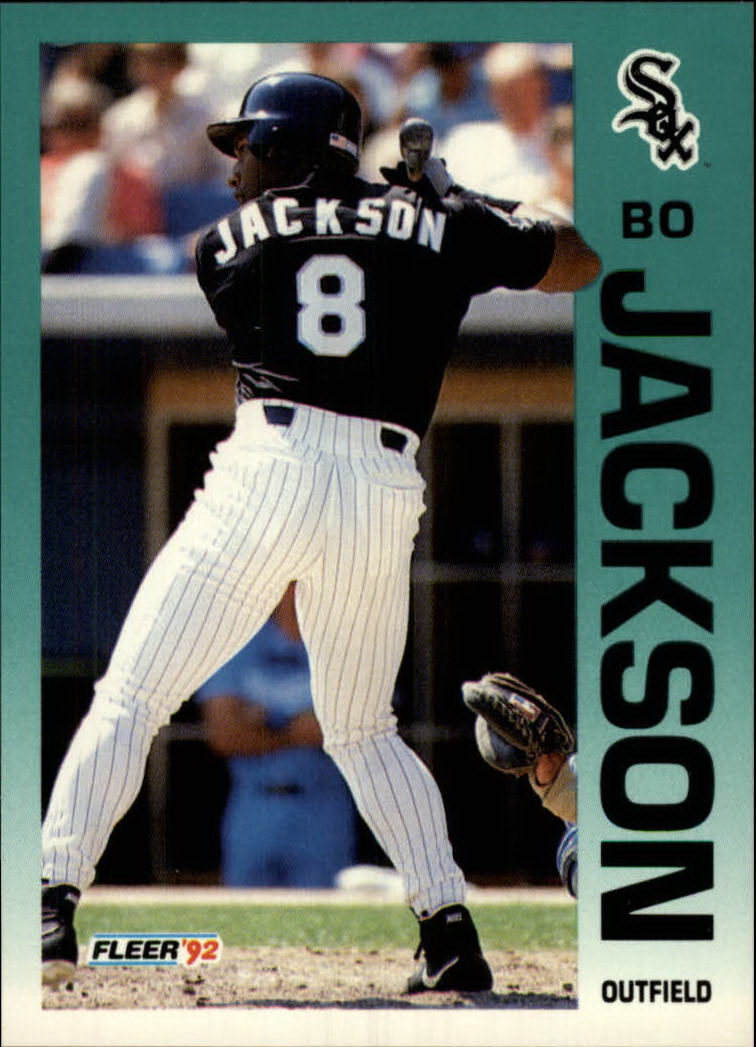 Bo Jackson baseball card (Chicago White Sox) 1992 Star