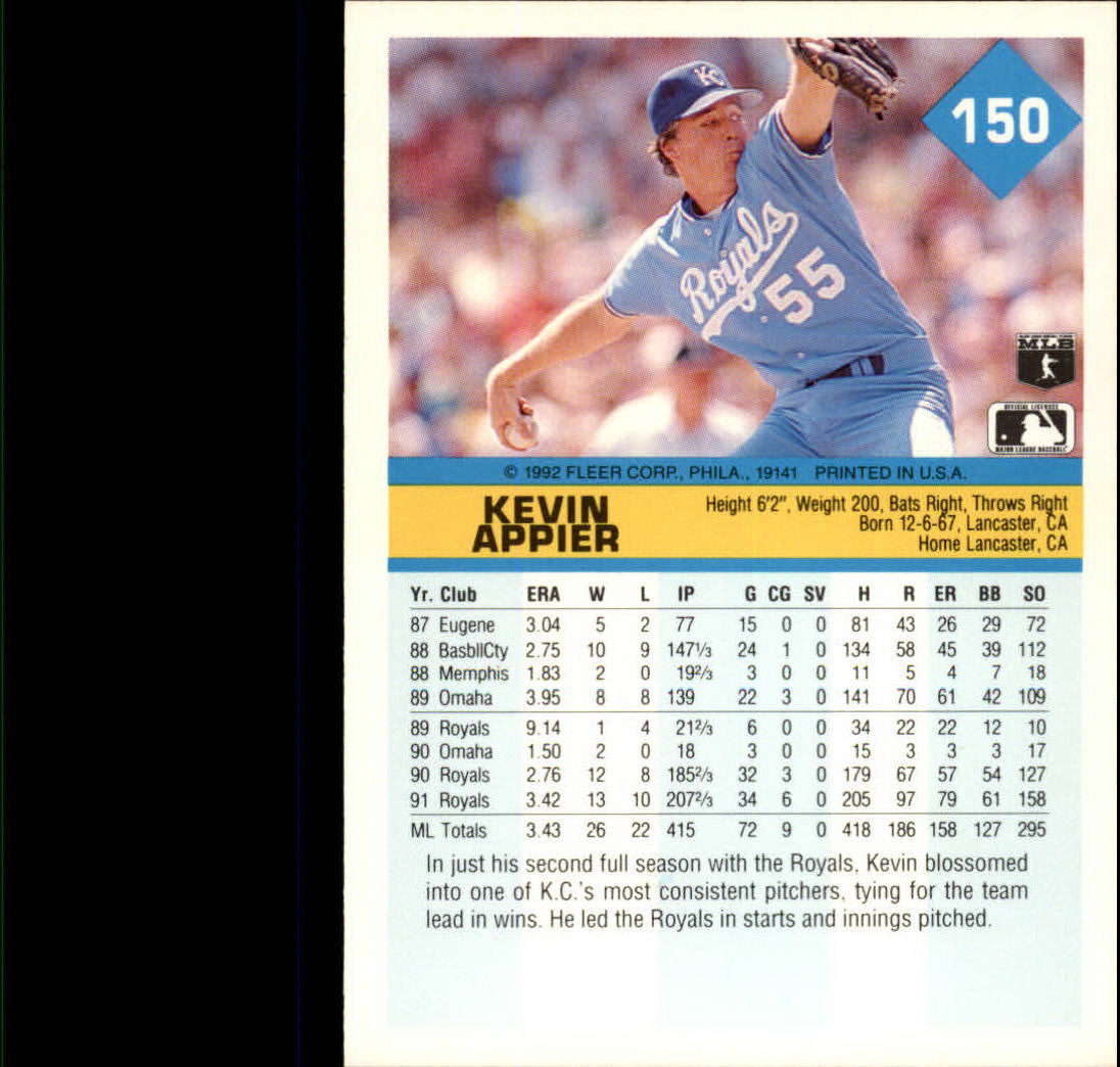 A2094- 1992 Fleer Baseball Card #s 1-250 +Rookies -You Pick- 15+ FREE US SHIP - Picture 297 of 495