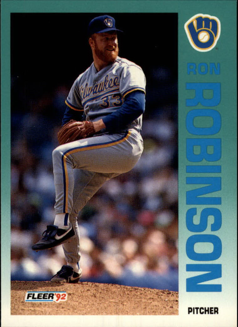 A2094- 1992 Fleer Baseball Card #s 1-250 +Rookies -You Pick- 15+ FREE US SHIP - Picture 370 of 495