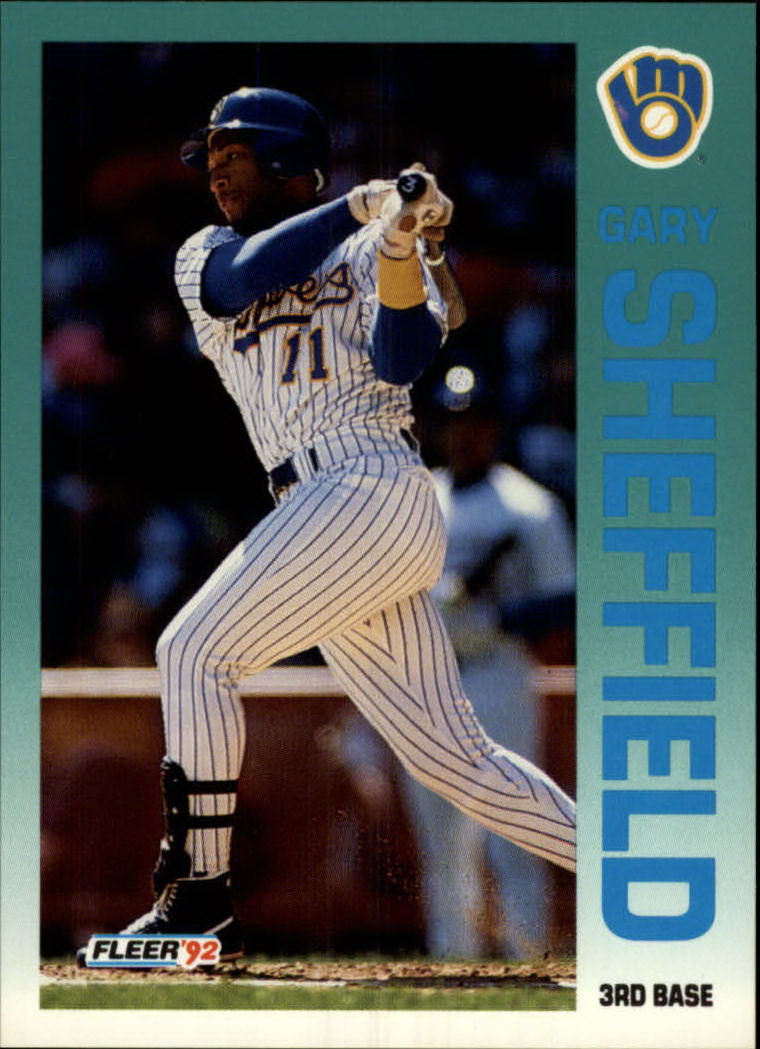 1992 Fleer #188 Gary Sheffield
