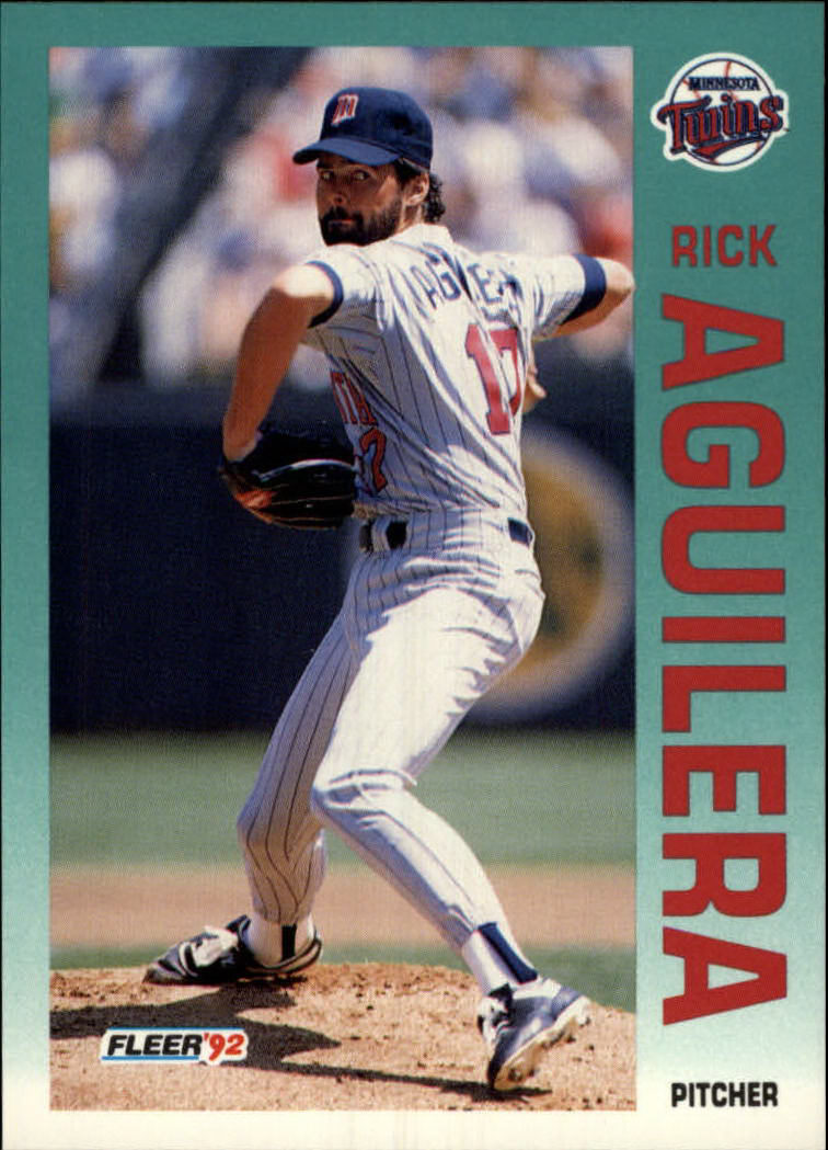 1992 Fleer #195 Rick Aguilera