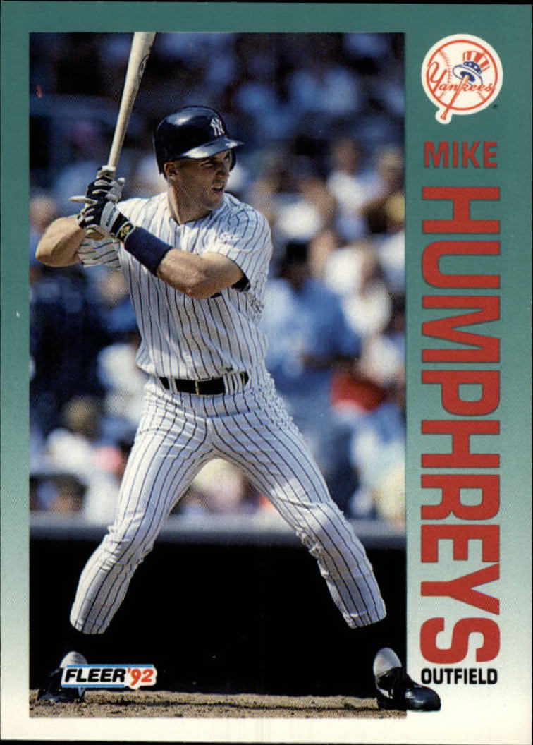 1992 Fleer #231 Mike Humphreys