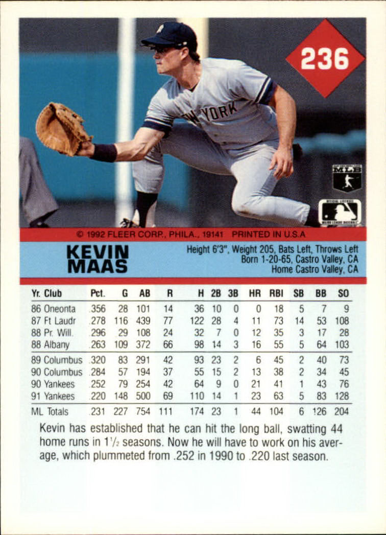 Sports Card Back