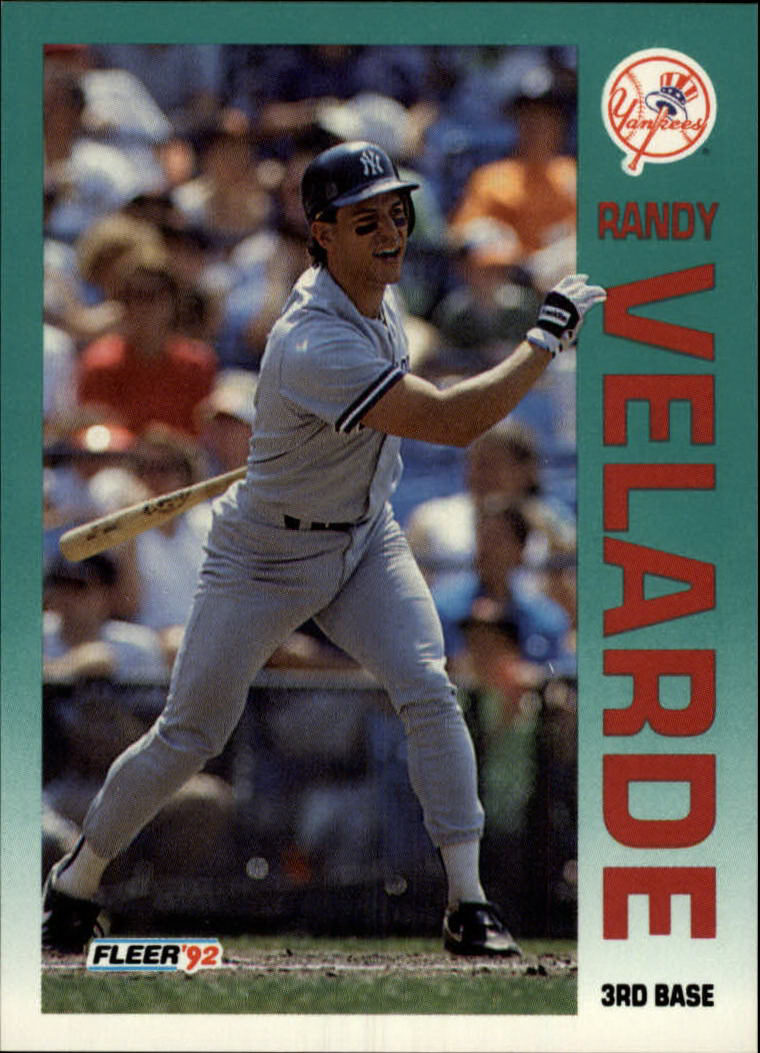 1992 Fleer #246 Randy Velarde
