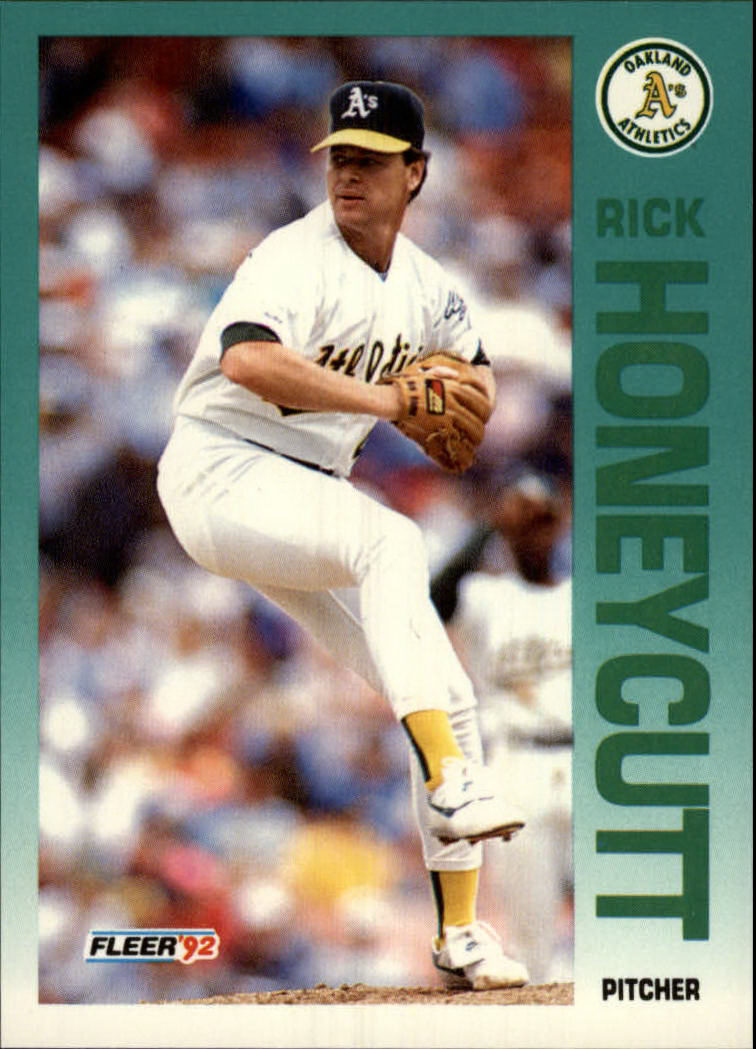 1992 Fleer #259 Rick Honeycutt