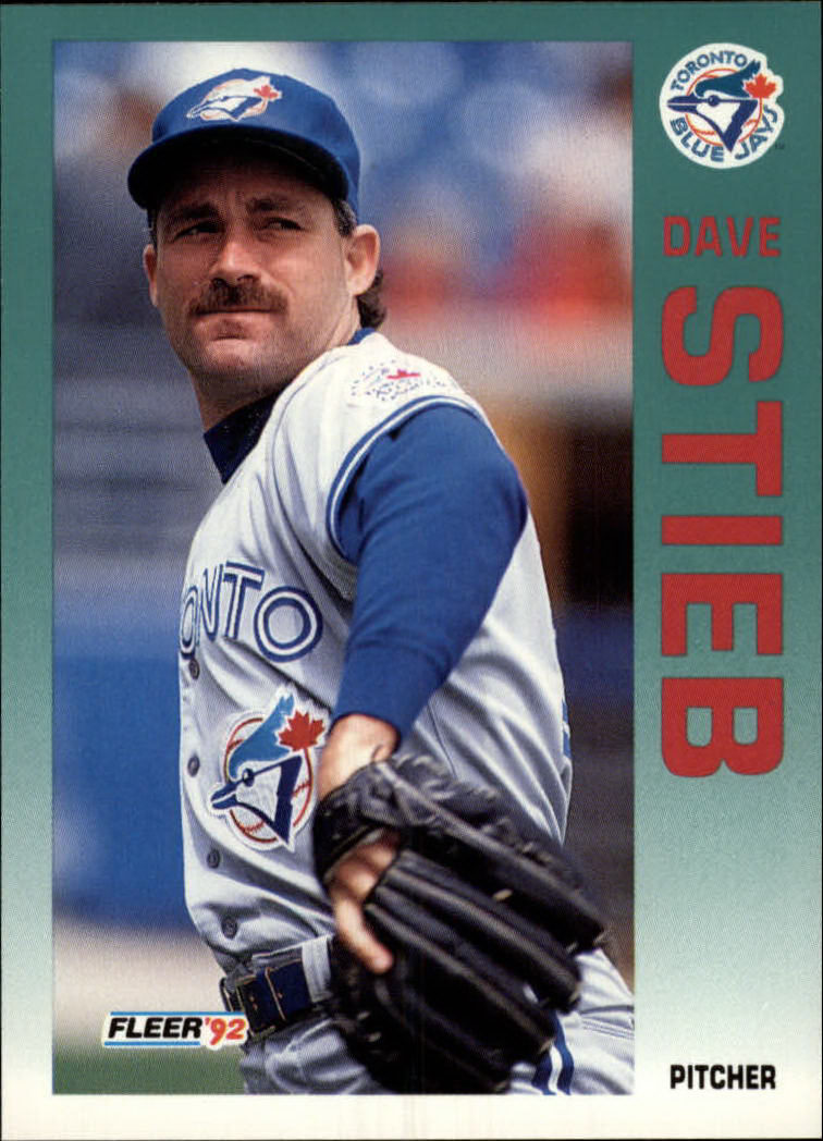 1992 Fleer #341 Dave Stieb