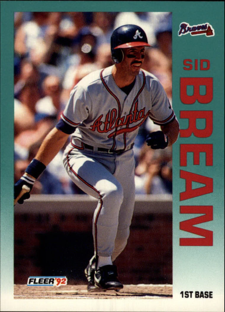 1992 Fleer #354 Sid Bream Autographed - Buy from our Sports Cards Shop  Online