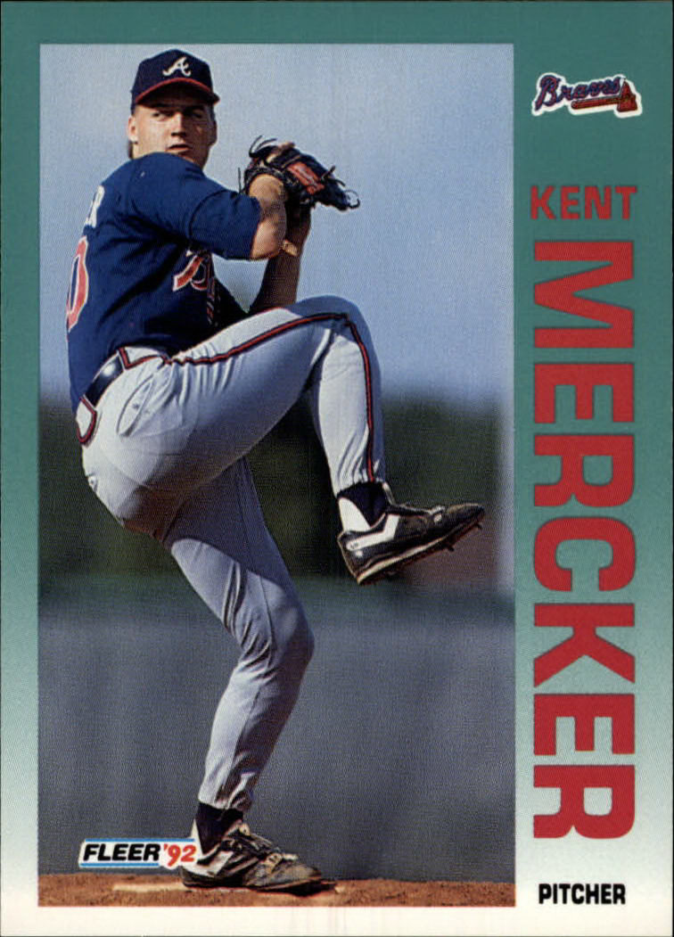 1992 Fleer #363 Kent Mercker