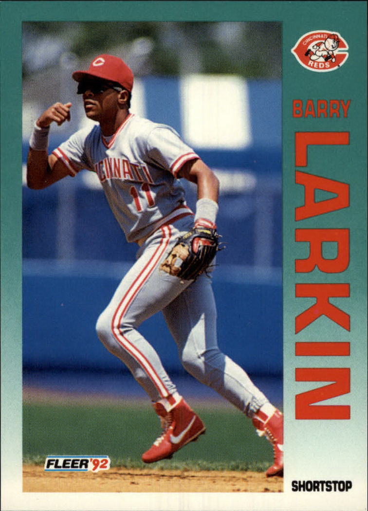 1992 Fleer #411 Barry Larkin