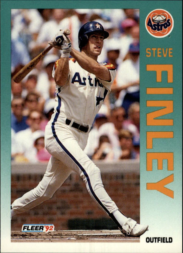 1992 Fleer #433 Steve Finley