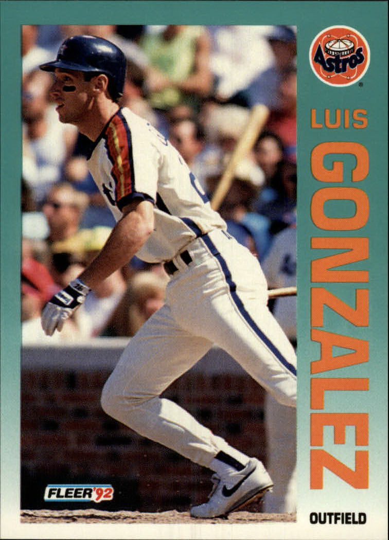 1992 Fleer #434 Luis Gonzalez