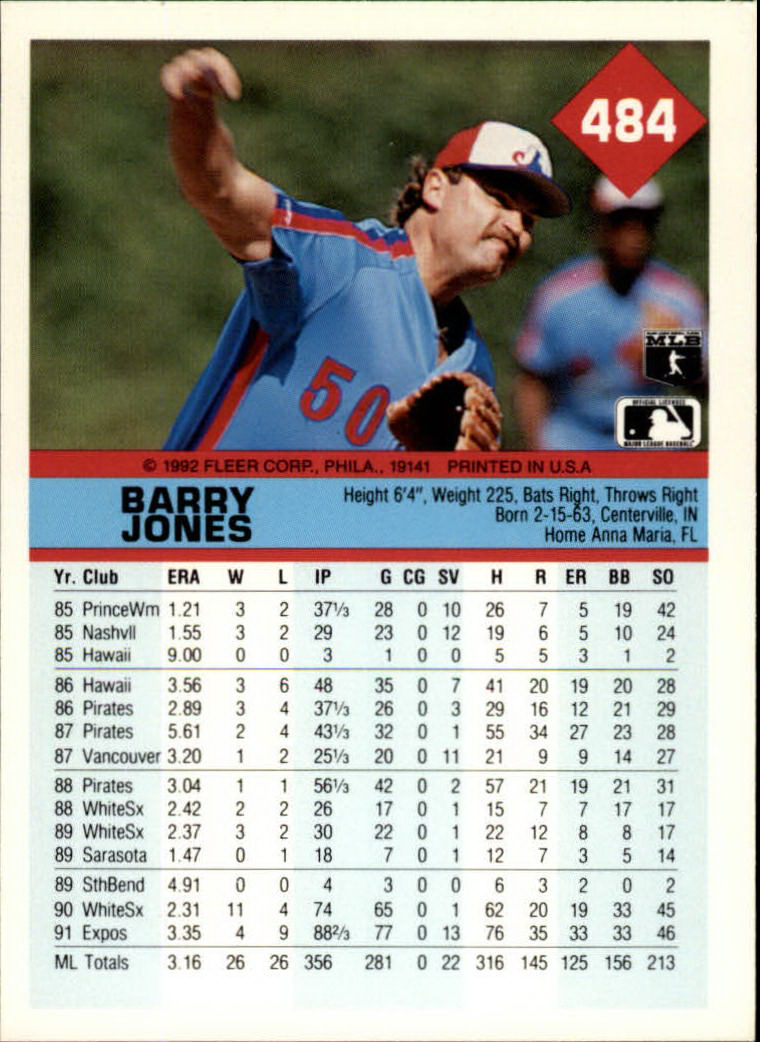 Sports Card Back
