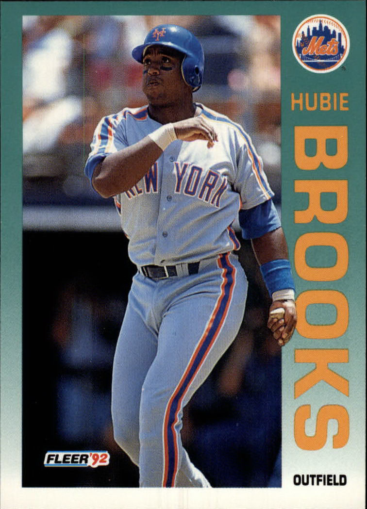 1992 Fleer #496 Hubie Brooks