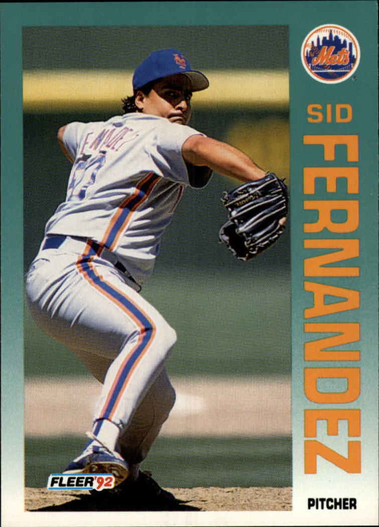 1992 Fleer #503 Sid Fernandez