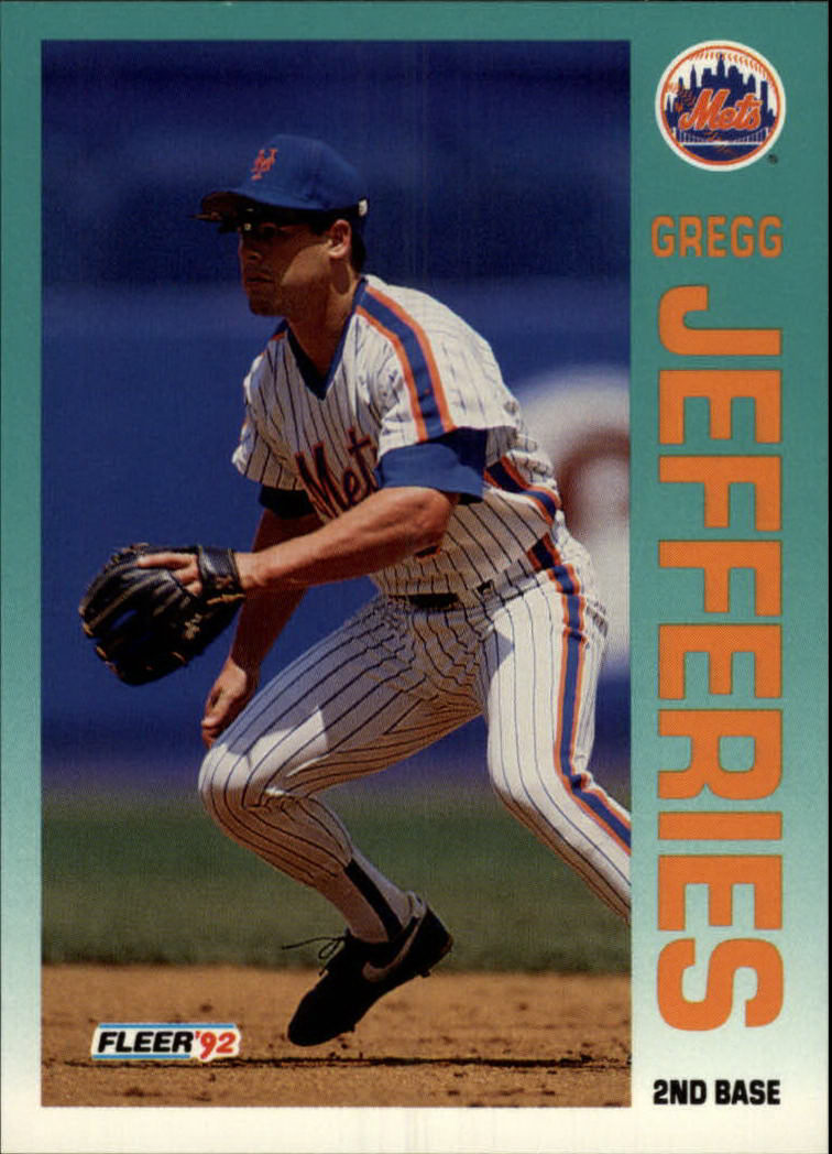 1992 Fleer #508 Gregg Jefferies