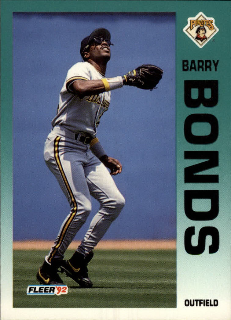 1992 Fleer #550 Barry Bonds