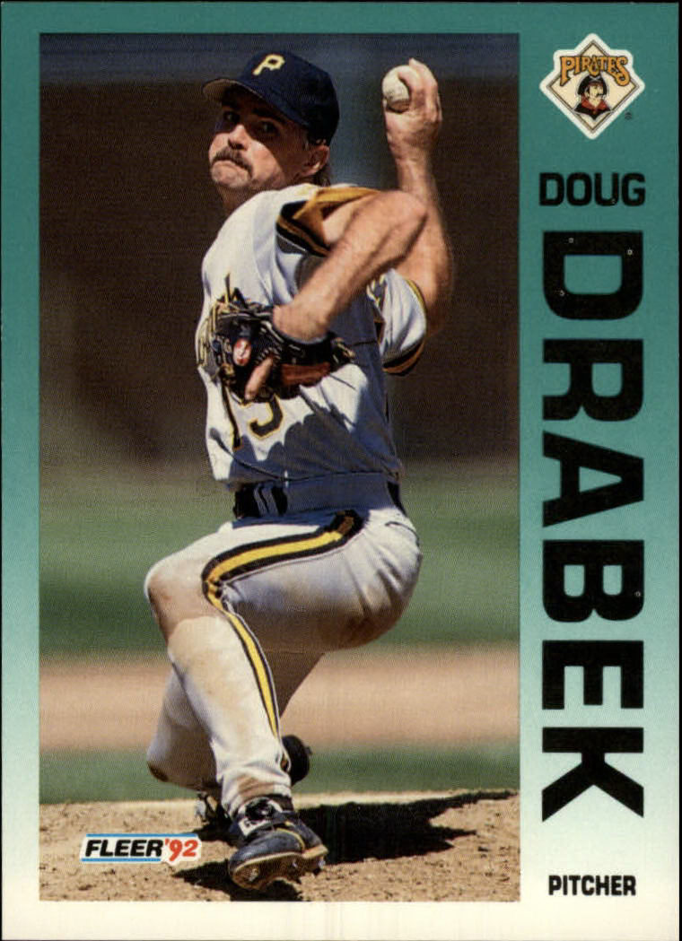 1992 Fleer #553 Doug Drabek