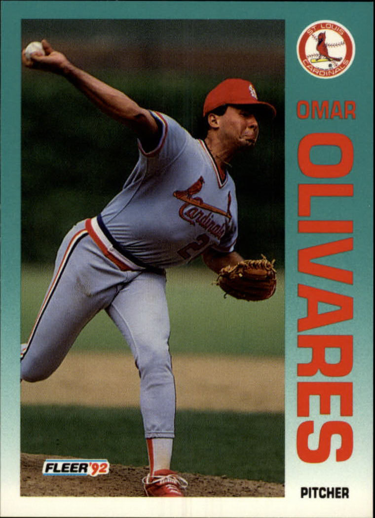 1992 Fleer #584 Omar Olivares
