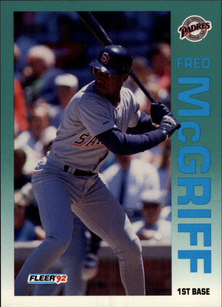 1992 Fleer #614 Fred McGriff