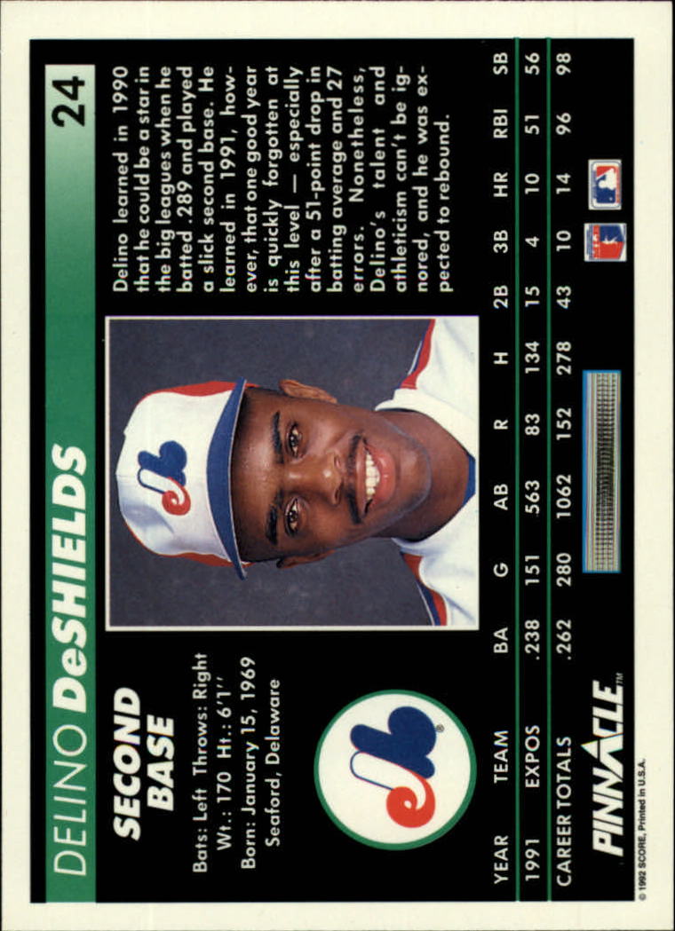 A5747- 1992 Pinnacle Baseball #S 1-250 + Rookies -du Pick- 15 + Gratis US Schiff - Bild 47 von 499