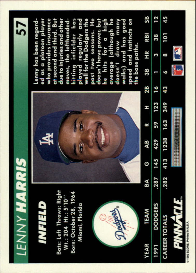 A5747- 1992 Pinnacle Baseball #S 1-250 + Rookies -du Pick- 15 + Gratis US Schiff - Bild 113 von 499