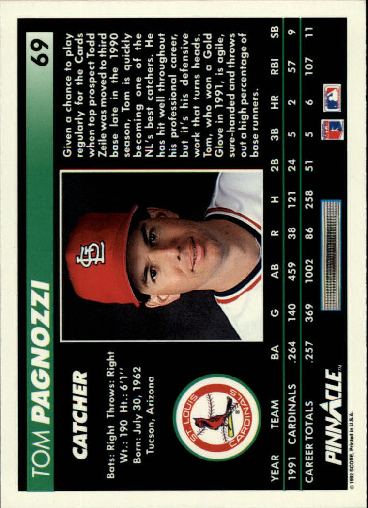 A5747- 1992 Pinnacle Baseball #S 1-250 + Rookies -du Pick- 15 + Gratis US Schiff - Bild 137 von 499