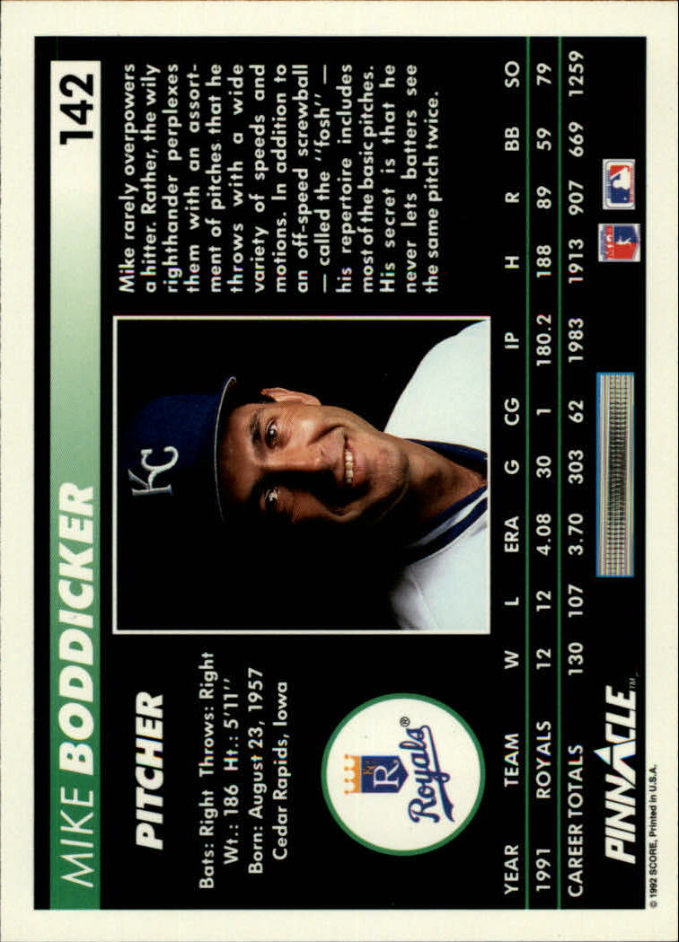 A5747- 1992 Pinnacle Baseball #S 1-250 + Rookies -du Pick- 15 + Gratis US Schiff - Bild 283 von 499
