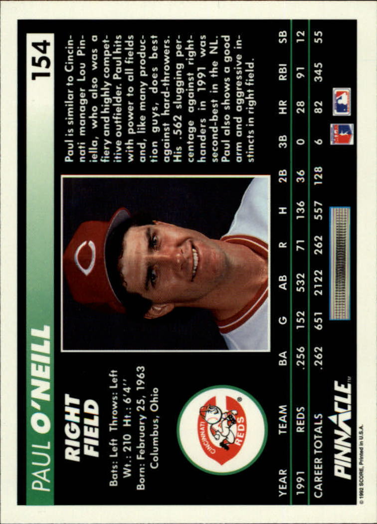 A5747- 1992 Pinnacle Baseball #S 1-250 + Rookies -du Pick- 15 + Gratis US Schiff - Bild 307 von 499