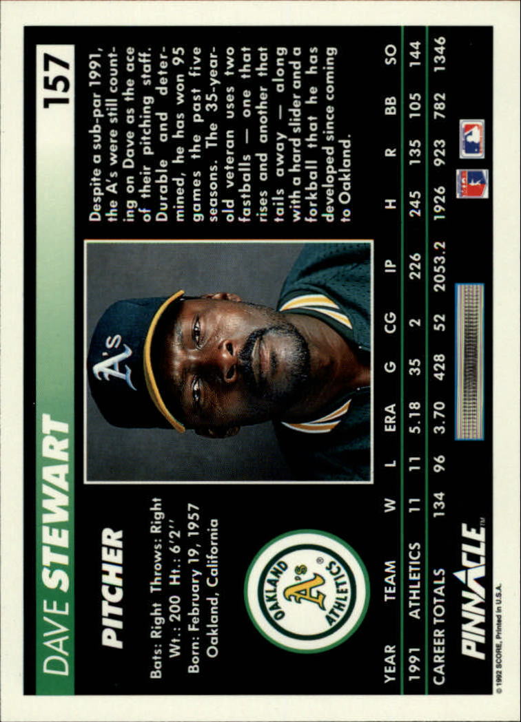 A5747- 1992 Pinnacle Baseball #S 1-250 + Rookies -du Pick- 15 + Gratis US Schiff - Bild 313 von 499