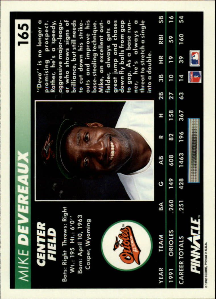 A5747- 1992 Pinnacle Baseball #S 1-250 + Rookies -du Pick- 15 + Gratis US Schiff - Bild 329 von 499