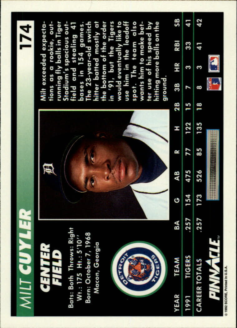 A5747- 1992 Pinnacle Baseball #S 1-250 + Rookies -du Pick- 15 + Gratis US Schiff - Bild 347 von 499
