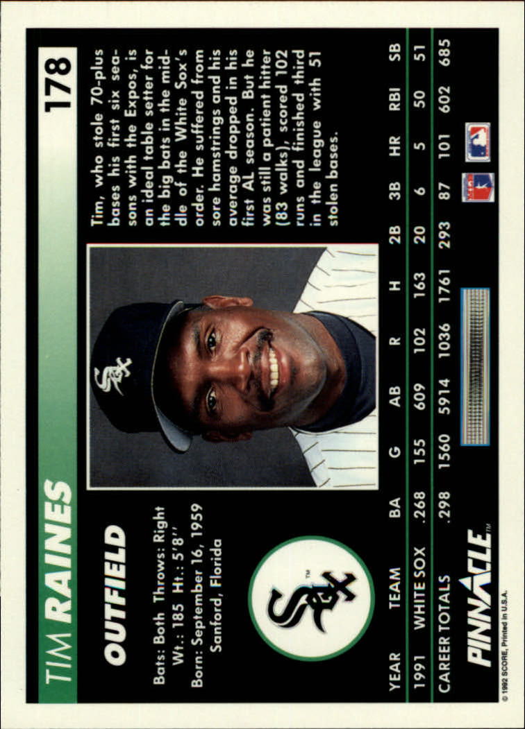 A5747- 1992 Pinnacle Baseball #S 1-250 + Rookies -du Pick- 15 + Gratis US Schiff - Bild 355 von 499