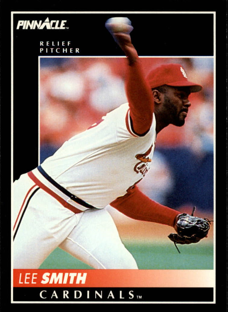 1992 Pinnacle St. Louis Cardinals Baseball Card #195 Lee Smith | eBay