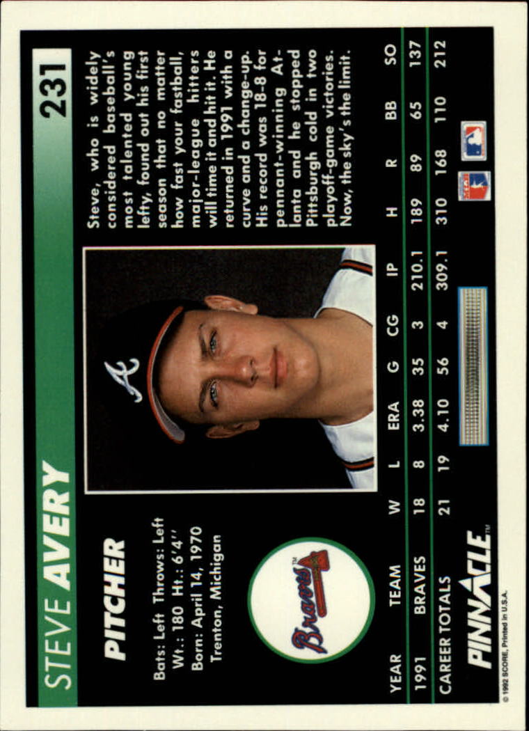 A5747- 1992 Pinnacle Baseball #S 1-250 + Rookies -du Pick- 15 + Gratis US Schiff - Bild 461 von 499