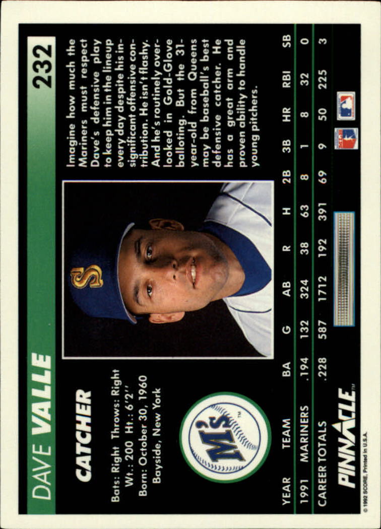 A5747- 1992 Pinnacle Baseball #S 1-250 + Rookies -du Pick- 15 + Gratis US Schiff - Bild 463 von 499