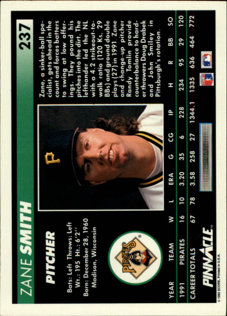 A5747- 1992 Pinnacle Baseball #S 1-250 + Rookies -du Pick- 15 + Gratis US Schiff - Bild 473 von 499