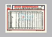 1992 Topps Micro #172 Juan Berenguer back image