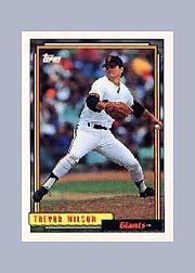 1992 Topps Micro #204 Trevor Wilson