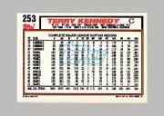 1992 Topps Micro #253 Terry Kennedy back image