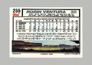 1992 Topps Micro #255 Robin Ventura back image