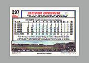 1992 Topps Micro #297 Kevin Brown back image