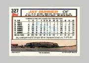1992 Topps Micro #327 Jay Buhner back image