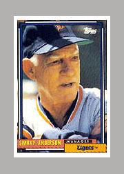 1992 Topps Micro #381 Sparky Anderson MG