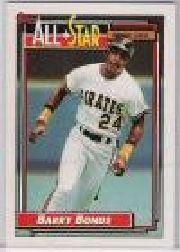 1992 Topps Micro #390 Barry Bonds AS