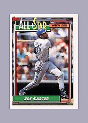 1992 Topps Micro #402 Joe Carter AS