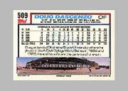 1992 Topps Micro #509 Doug Dascenzo back image