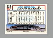 1992 Topps Micro #529 Joe Girardi back image