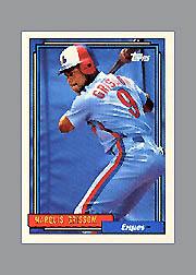 1992 Topps Micro #647 Marquis Grissom