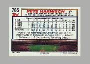 1992 Topps Micro #765 Pete Harnisch back image