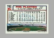 1992 Topps Micro #782 Phil Plantier back image